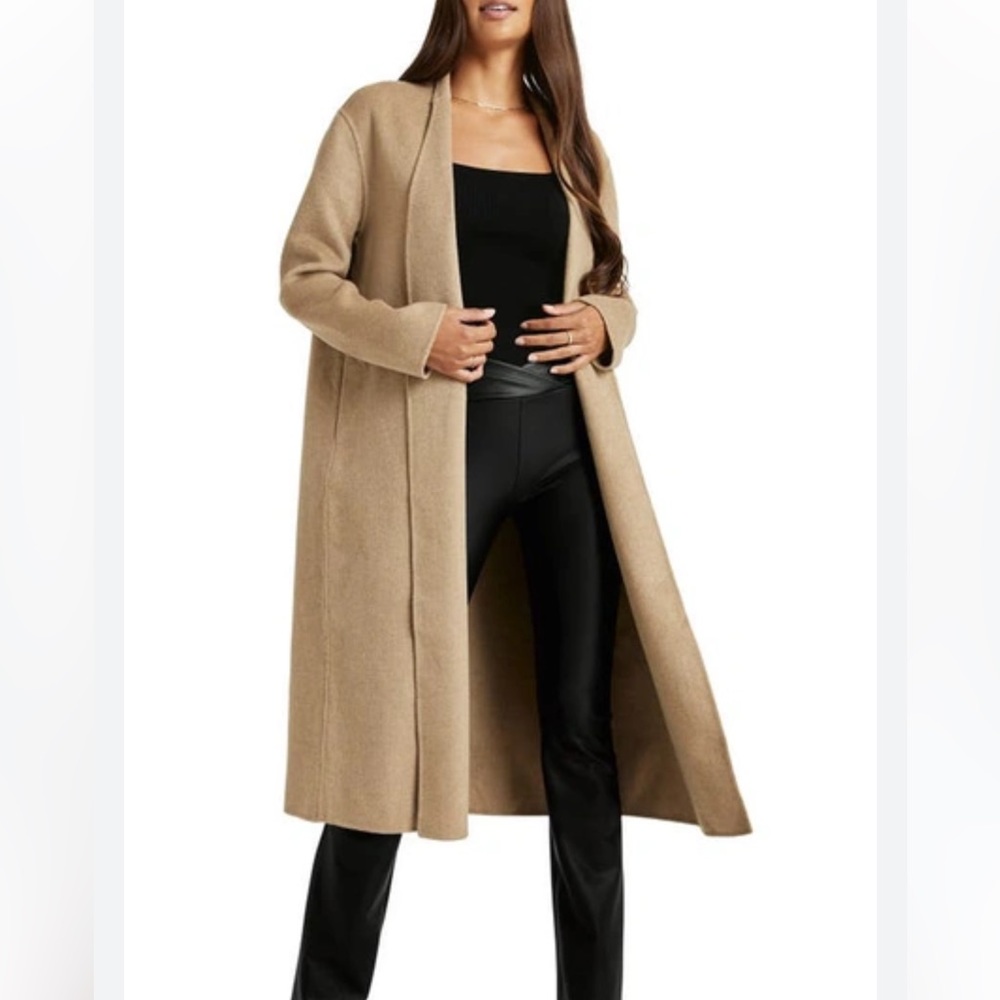 Splendid x Cella Jane Waist-Tie Wool Coat